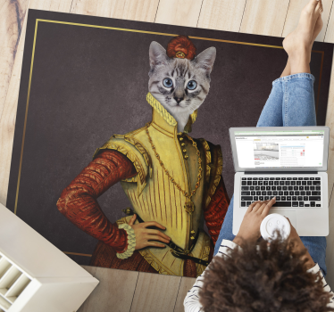 Arisztokrata macskák állati vinyl mat - TenStickers