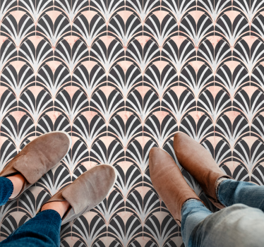 Art deco márvány hatású minta csempe szőnyeg - TenStickers
