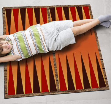 Backgammon társasjáték vinil szőnyeg - TenStickers