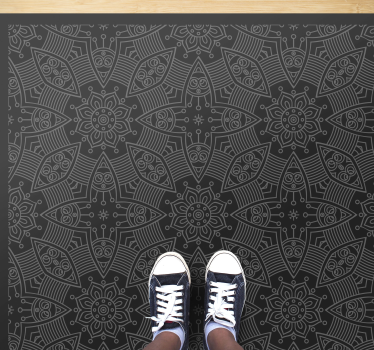 Bonyolult mandala minták vinil szőnyeg mandala - TenStickers