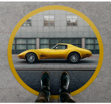 Chevrolet corvette retro szőnyeg - TenStickers