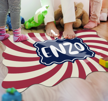 Cirkusz névre szabott vinilszőnyeggel - TenStickers