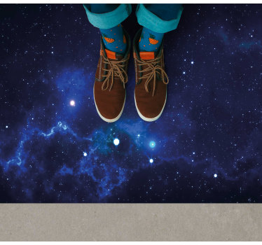 Cosmic nebula scene vinil szőnyeg csillagok - TenStickers