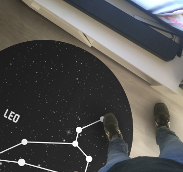 Csillagjegy leo kortárs szőnyegek - TenStickers