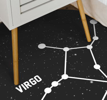 Csillagkép szűz vinil szőnyeg csillagok - TenStickers