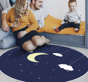 Csillagos éjszakai csillag szőnyeg - TenStickers