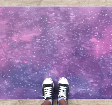 Csillagos galaxis kilátás vinil szőnyeg csillagok - TenStickers