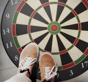 Darts tábla stílusú vinil szőnyeg tiniknek - TenStickers