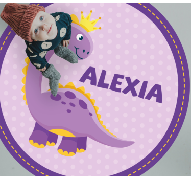 Dinoszaurusz grafika Vinil szőnyeg nevekkel - TenStickers