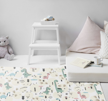 Dinoszaurusz mintás állatnyomat szőnyeget nyomtat - TenStickers