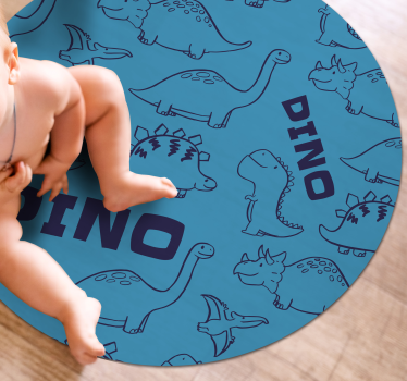 Dinoszaurusz témájú vinil szőnyeg mások - TenStickers