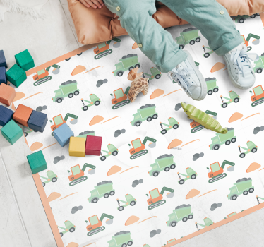 építési játékidő vinil szőnyeg mások - TenStickers