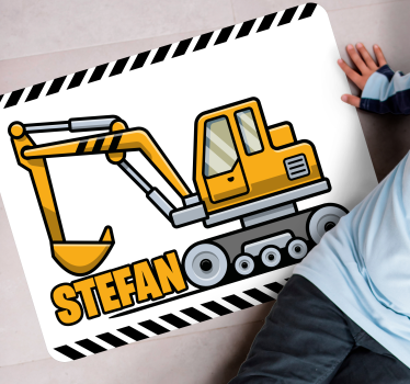 Egyedi építőipari jármű vinil szőnyeg mások - TenStickers