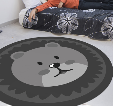 északi szürke lyon babaszőnyeg - TenStickers