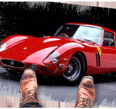Ferrari 250 gto retro szőnyeg - TenStickers