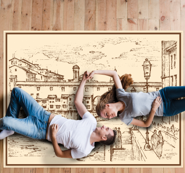 Firenze olasz nappali szőnyeg - TenStickers