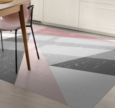 Geometriai alakzatok átfedése vinil szőnyeg geometriai - TenStickers