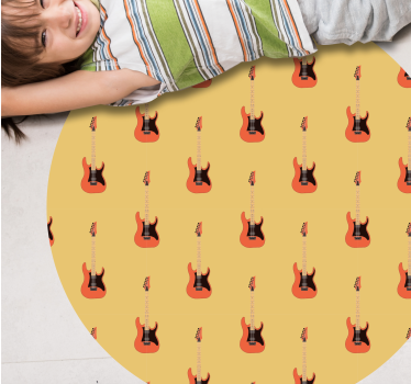 Gitárminta vinil szőnyeg mások - TenStickers