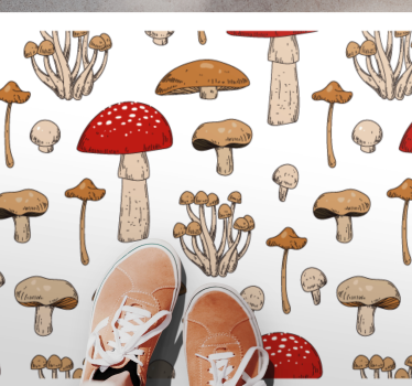 Gombaálom vinil szőnyeg természet - TenStickers