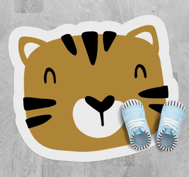 Gyerekek mini tigris gyerekek vinil szőnyeg - TenStickers