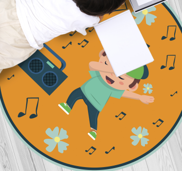 Gyermektánc képei vinil szőnyeg gyerekek - TenStickers
