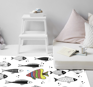Hal minta vinil szőnyeg állat - TenStickers