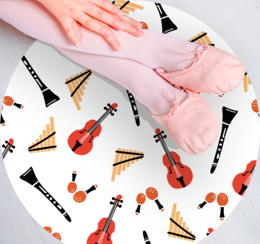 Hangszer koncepció vinil szőnyeg mások - TenStickers