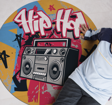 Hip-hop táncos hálószoba szőnyeg - TenStickers