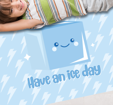 Igyál egy jeget vinil szőnyeg gyerekek - TenStickers