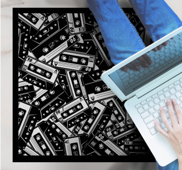 Kazettás mintás négyzet alakú szőnyeg - TenStickers
