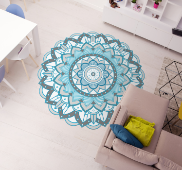 Kerek szőnyeg mandala vinil szőnyeg - TenStickers