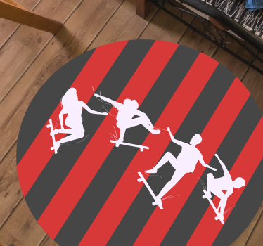 Kerítés sziluettek vinil szőnyeg Játékok - TenStickers