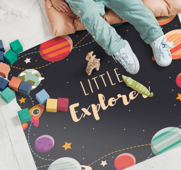 Kis felfedező vinil szőnyeg mások - TenStickers