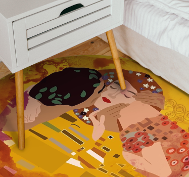 Klimt csókja retro szőnyeg - TenStickers