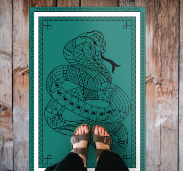 Kobra kígyó mandala szőnyeg - TenStickers