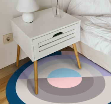 Kör alakú színpaletta vinil szőnyeg modern - TenStickers