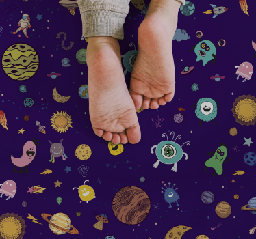 Kozmikus lények kalandja vinil szőnyeg mások - TenStickers