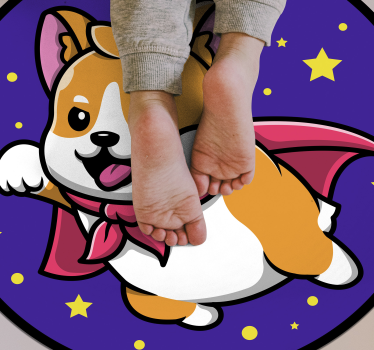 Kutya rajzfilm állatszőnyeg - TenStickers
