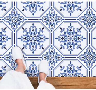 Lisboa mintás cserépszőnyeg - TenStickers