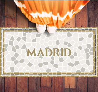 Madrid római mozaik testre szabott szőnyegek - TenStickers