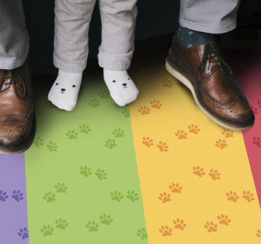 Mancsmintás állatszőnyeg - TenStickers