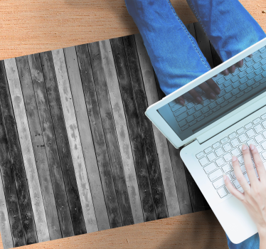 Meleg szürke megjelenés vinil szőnyeg fa hatása - TenStickers