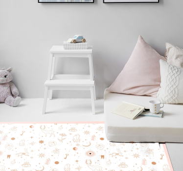 Mennyei minimalista dizájn vinil szőnyeg óvodák - TenStickers