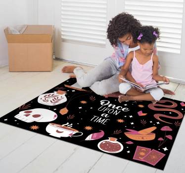 Mesebeli meseidő vinil szőnyeg mások - TenStickers