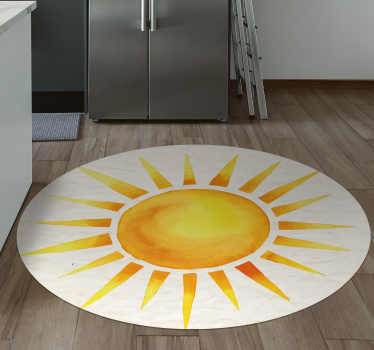 Napsütéses robbanás vinil szőnyeg természet - TenStickers
