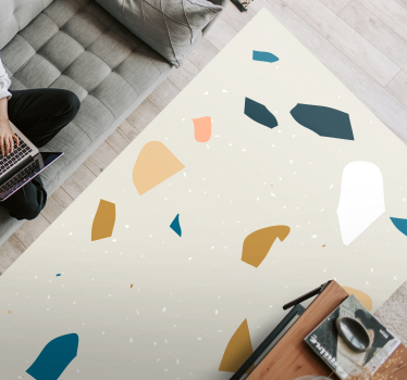 Nordic style cserép vinyl szőnyeg - TenStickers
