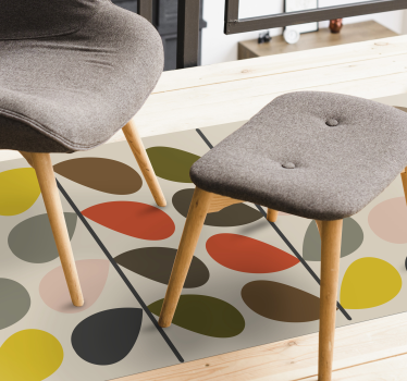 Orla kiely mintás kortárs szőnyegek - TenStickers