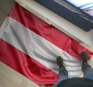 Osztrák zászló kortárs szőnyegek - TenStickers