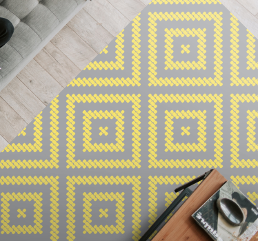 Pantone rombusz geometriai szőnyegek - TenStickers