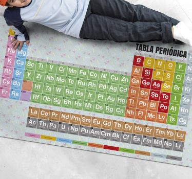 Periódusos gyerek vinyl szőnyeg - TenStickers